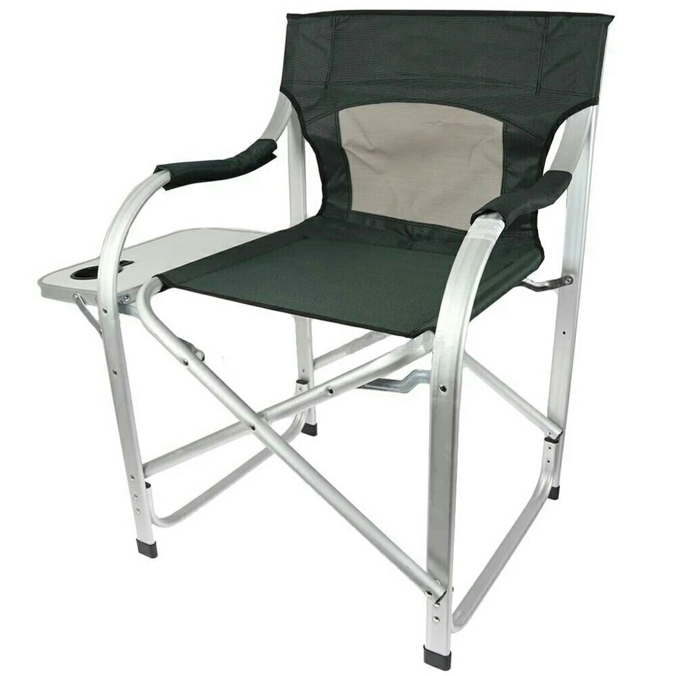 Кресло складное УСИЛЕННОЕ - для отдыха и туризма с боковым столиком от компании Покупка-Маркет - фото 1