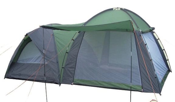 Палатка туристическая - Шатер 4-х местная, Jovial ART-2056 с навесом от компании Покупка-Маркет - фото 1