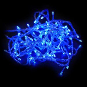 Гирлянда новогодняя LED 100 ламп -ОПТОМ- (Синий) Светодиодная