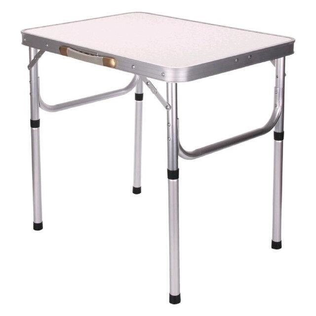 Садовый стол складной 60 х 45 см., (цвет Белый, Коричневый) от компании Покупка-Маркет - фото 1