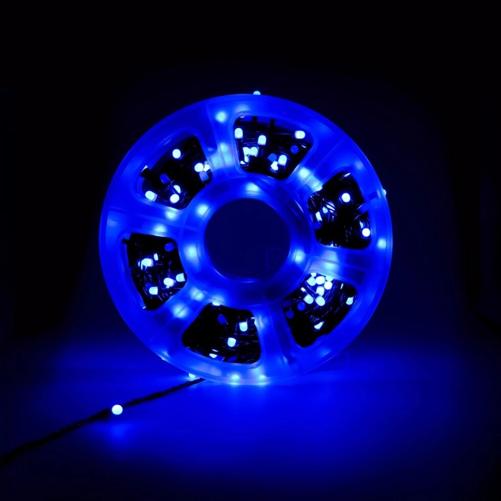 Светодиодная гирлянда уличная LED 100 метров -ОПТОМ- (Синий) Новогодняя от компании Покупка-Маркет - фото 1