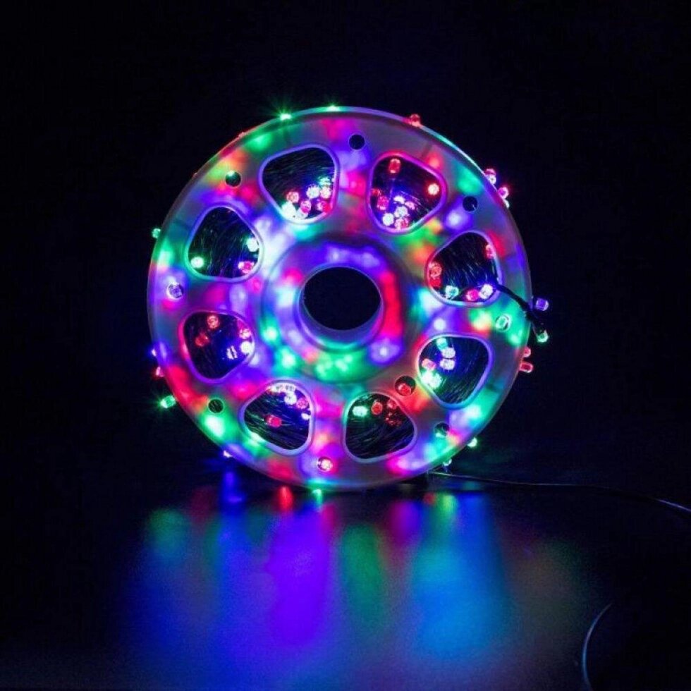 Светодиодная гирлянда уличная LED 50 метров -ОПТОМ- (Разноцветная) Новогодняя от компании Покупка-Маркет - фото 1