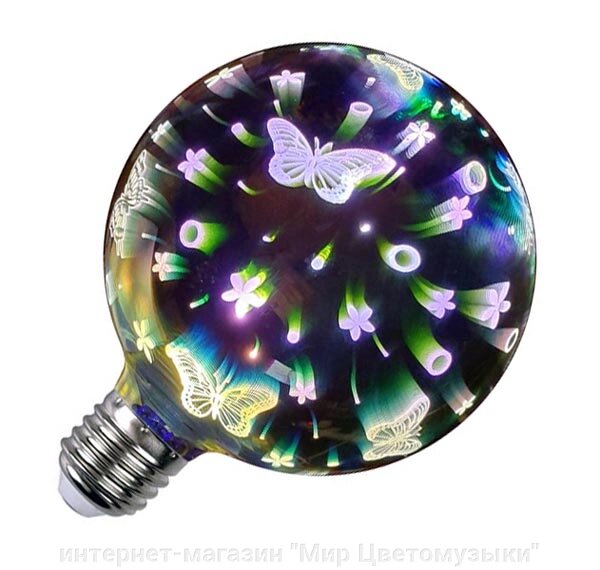 3D лампа Бабочки - розница