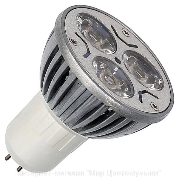 Лампа светодиодная 3W R50 GU5.3 - цвет на выбор - интернет-магазин &quot;Мир Цветомузыки&quot;
