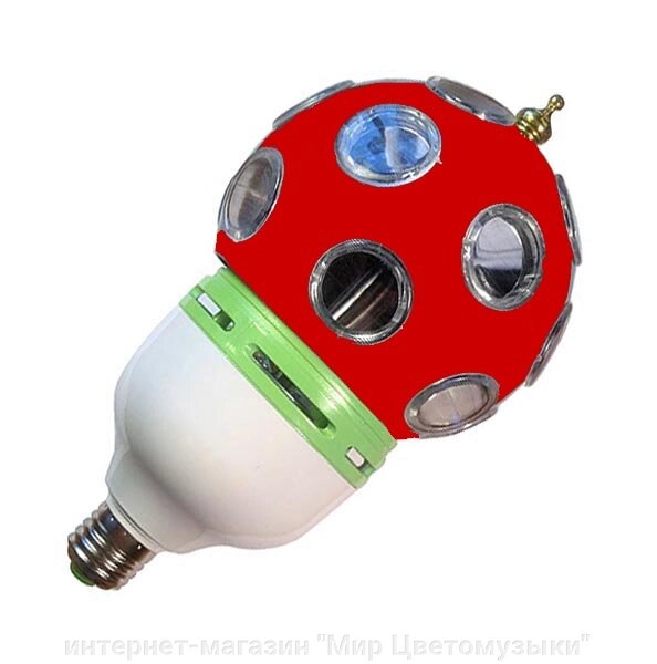 Вращающаяся лампа с цоколем E27, цвет корпуса на выбор - особенности