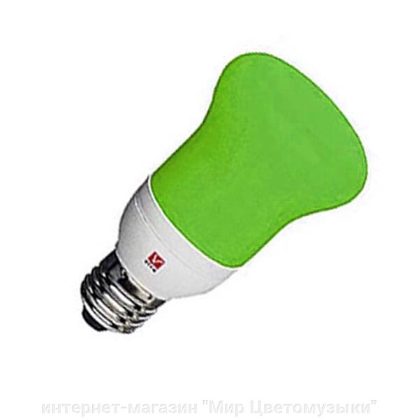 Лампа энергосберегающая 11W R63 E27 - цвет на выбор - интернет-магазин &quot;Мир Цветомузыки&quot;