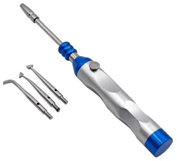 Коронкосниматель полуавтоматический коппа Arma Dental Crown-Remover-Tool, в комплекте 3 насадки от компании IMPLANT-SALE - фото 1