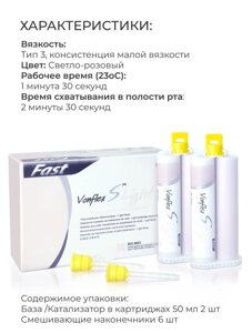 VONFLEX S LIGHT FAST: А-силиконовый корригирующий слепочный материал