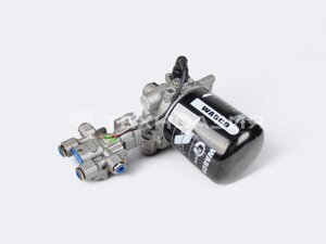 Осушитель воздуха в сборе DZ96189361084 (c 4-контурным клапаном) Shacman F3000/X3000