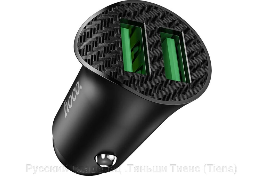АЗУ Z39 Micro USB на 2 USB QC3.0 Hoco черное. от компании Русский Сладенец .Тяньши Тиенс (Tiens) - фото 1