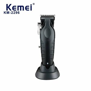 Машинка для стрижки волос Kemei с быстрой зарядкой и защитной насадкой для бороды