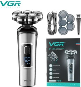 Электробритва VGR V-385/ Профессиональный триммер / для сухого и влажного бритья.