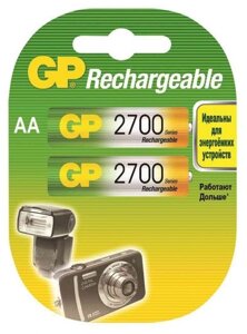 Аккумуляторы GP R6 (AA) Ni-MH 2700mAh бл/2