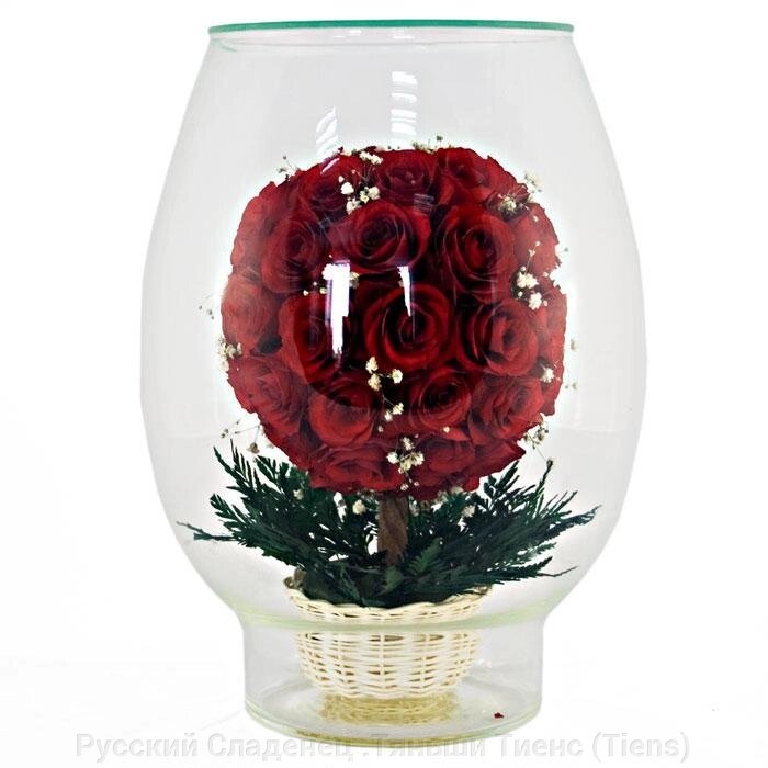 Живые цветы в стекле (вакууме). от компании Русский Сладенец .Тяньши Тиенс (Tiens) - фото 1