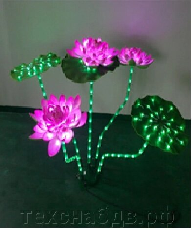 Цветок LED "Лотос" от компании ООО"ТехСнаб ДВ" - фото 1