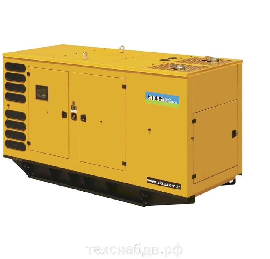 Дизельный генератор Aksa APD715P в кожухе (520 кВт) от компании ООО"ТехСнаб ДВ" - фото 1