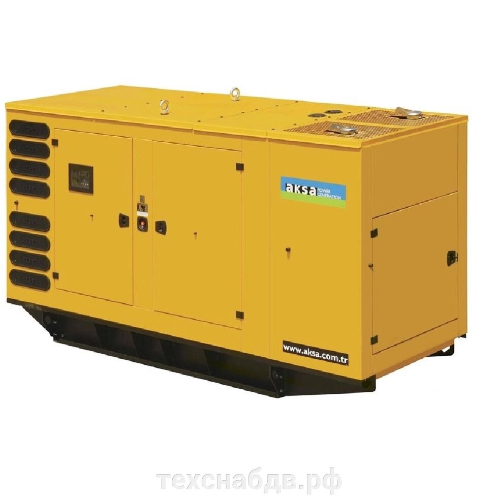 Дизельный генератор Aksa AVP-415 в кожухе (304 кВт) от компании ООО"ТехСнаб ДВ" - фото 1