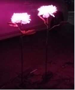 Цветок LED "Пион"