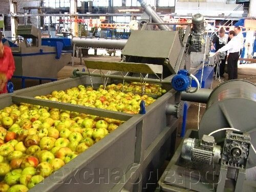 Линия переработки фруктов в пюре (яблоки, груши) - розница
