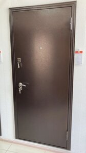 Дверь входная 6,5см МЕГА ДС134 медный антик металл/металл МЕГАДВЕРИ