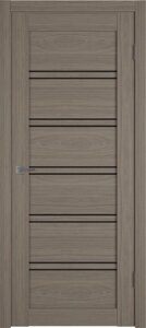 Межкомнатная дверь Atum Pro 28 | Brun Oak | Black Gloss