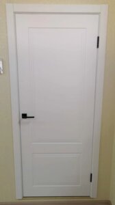 Межкомнатная дверь глухая кантата эмаль белая тандор