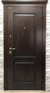 Входная дверь 10см ПЕРФЕКТО МЕТАЛЮКС ТАНДОР панель ArtWood 12мм английский орех классика карниз / Дуб беловеж БЕЛАРУСЬ