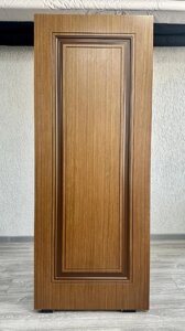 Межкомнатная дверь ГЛУХАЯ СТЕЛЛА 1 шпон файн лайн орех текстура классика 1ФЛН ДООР