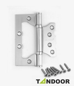 Петля накладная Avers 100*75*2,5 - B2-NIS матовый никель, хром, бронза в Крыму от компании Двери в Евпатории