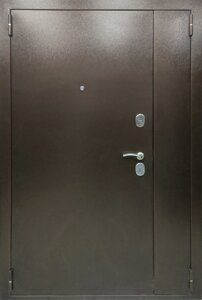 Дверь входная 6,5см ДУЭТ медный антик металл / металл нестандарт 120*205 ЕОПТ