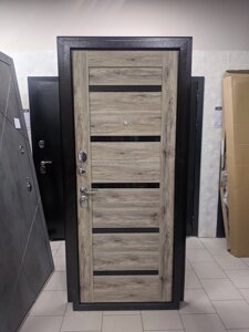 Входная дверь 9,2см ВИТЯЗЬ антик серебро / Рустик пепельный царга ЕОПТ