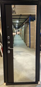 Дверь входная 9,2см ВИКИНГ 4 ЗЕРКАЛО панорама антик медь / Венге ЕОПТ в Крыму от компании Двери в Евпатории