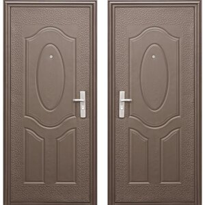Входная дверь ЭКОНОМ строительная медный Е40М / К13 КСМ