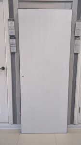 Межкомнатная дверь СКРЫТАЯ высота 2300 КОМПЛЕКТ черная кромка ПРЯМОЕ открывание минимализм ЕОПТ