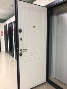 Входная дверь 8,5 см СТЕЛЛА СВД SV серый букле / Белое дерево Классика в Крыму от компании Двери в Евпатории
