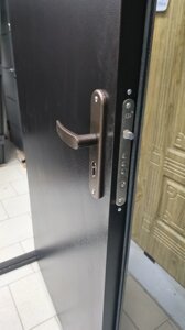 Входная дверь строительная 4,5см ПРОФИ металл/металл антик медь ЕО