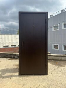 Входная дверь строительная 5см JW-001 медный антик металл/металл ЕО