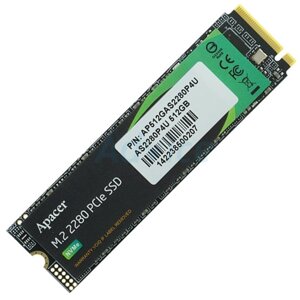 Apacer жесткий диск SSD M. 2 512GB AS2280P4u (AP512GAS2280P4u-1)