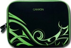 Canyon Чехол для нетбука Сanyon 10" CNR-NB20G, Черный/Зеленый