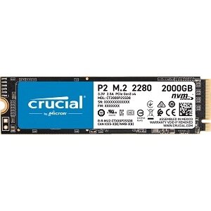 Crucial жесткий диск SSD M. 2 2tb P2 (CT2000P2ssd8)