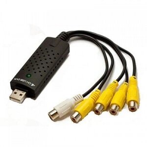 Easycap устройство видеонаблюдения USB2.0 DVR (4хrca IN, PAL/NTSC, MPEG4) RET
