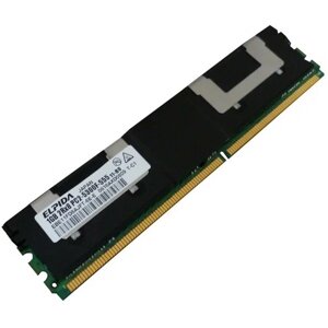 Elpida серверная оперативная память DIMM DDR2 2048mb, 667mhzecc, REG, CL5, 1.8V (HEBE21AD4agfb-6E-E)
