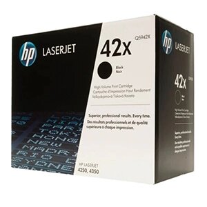HP Картридж 42X Q5942X, LaserJet 4250/4350, Black, 20000 стр, оригинальный (Q5942X)