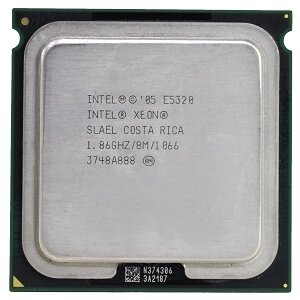 Intel Процессор Xeon E5320 Clovertown (1860MHz, LGA771, L2 8Mb, 1066Mhz) OEM