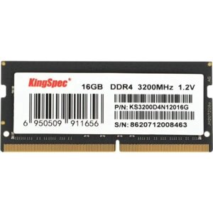Kingspec модуль памяти nbook SO-DDR4 16gb, 3200mhz, KS3200D4n12016G)