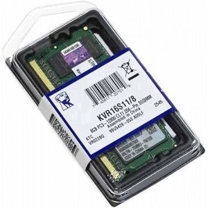 Kingston модуль памяти nbook SO-DDR3 8192mb, 1600mhz, KVR16S11/8 (RET