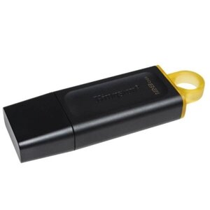 Kingston Накопитель USB Flash_128Gb DataTraveler Exodia USB3.2, черный/желтый (DTX/128GB)