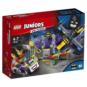 LEGO Конструктор Juniors 10753 Джокер атакует Бэтпещеру