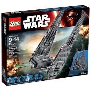 LEGO Конструктор Star Wars 75104 Командный шаттл Кайло Рена
