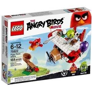 LEGO Конструктор The Angry Birds Movie 75822 Атака свинского самолета
